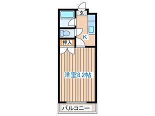 ボザール萩ケ丘の物件間取画像